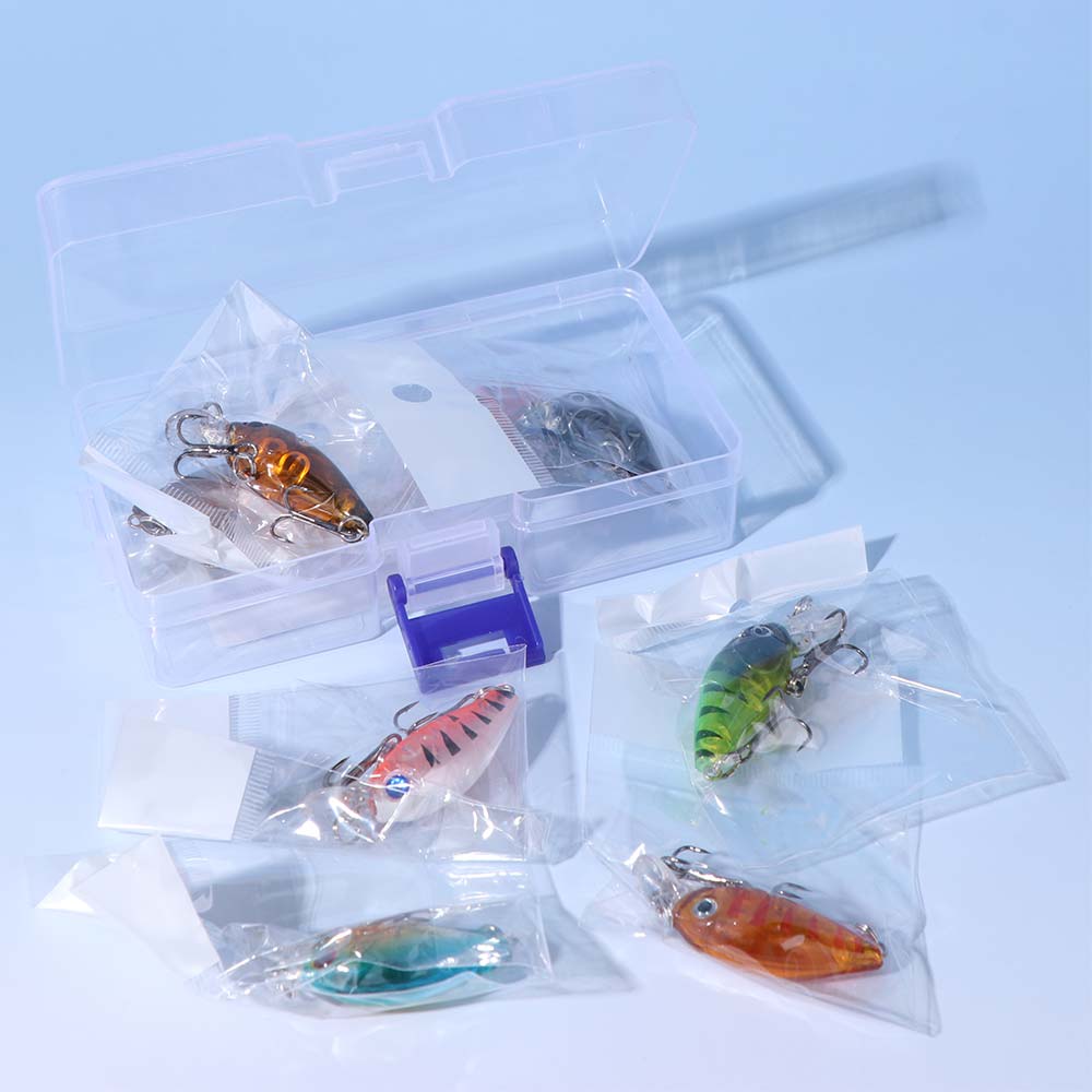8Pcs/Box Mini Size Fishing Lure Floating Topwater Fishing Bait Artificial Bait Topwater Fishing