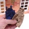 Miniature Overalls Doll Toy Clothing Washable Fabric Suspenders Pants for Toy Doll Display Decoration Doll Accessories