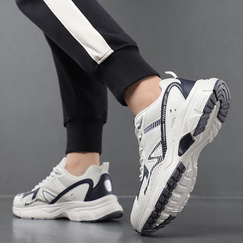 Fashion Men Running Shoes Jogging Sneakers Trainer Training Luxury Shoes Cushioning Mesh Breathable Outdoor Non-Slip Race Off-road Shoes
