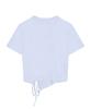 HIGH SCHOOL DISCO Hsd Symbol Ribbon Point Crop Top White