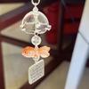 Fantasy Goldfish Wind Chime Phone Case Card Holder, Accessory, CCD Camera Hanging Ornament, DIY Creative Handmade Hanging Cord