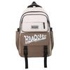 Casual simple and lightweight backpack large capacity letter printing junior high school high school student schoolbag female couple travel bag