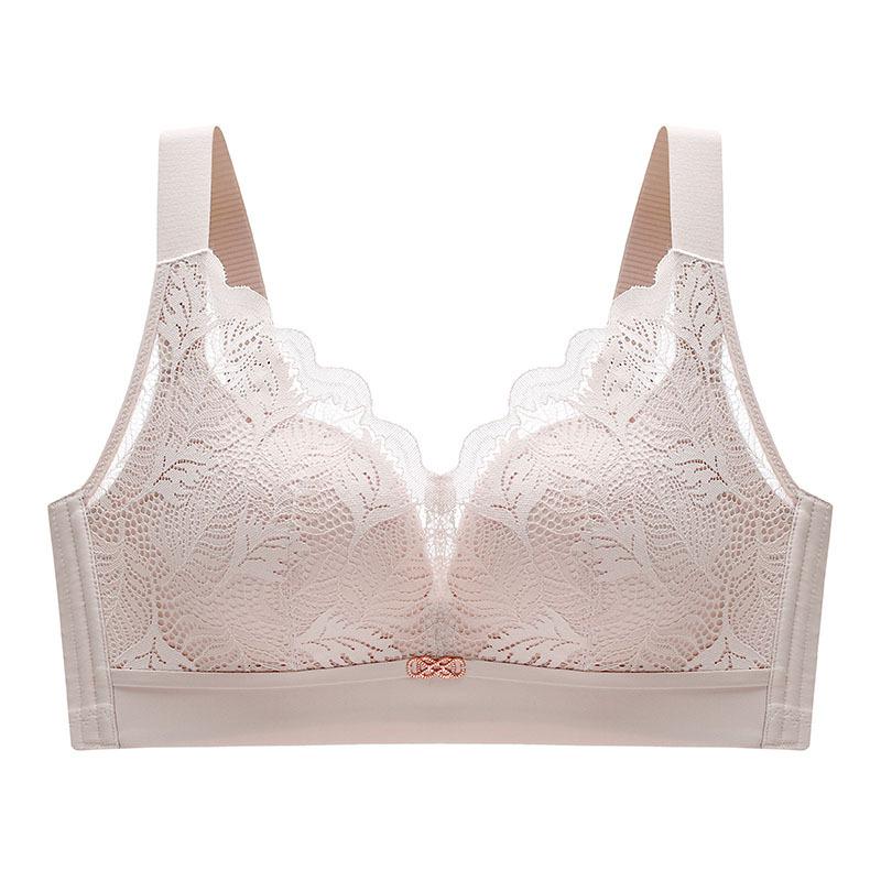 Thin Bra Lace Adjustable Lingerie for Women Feminine Gathering Bra Push Up Bra
