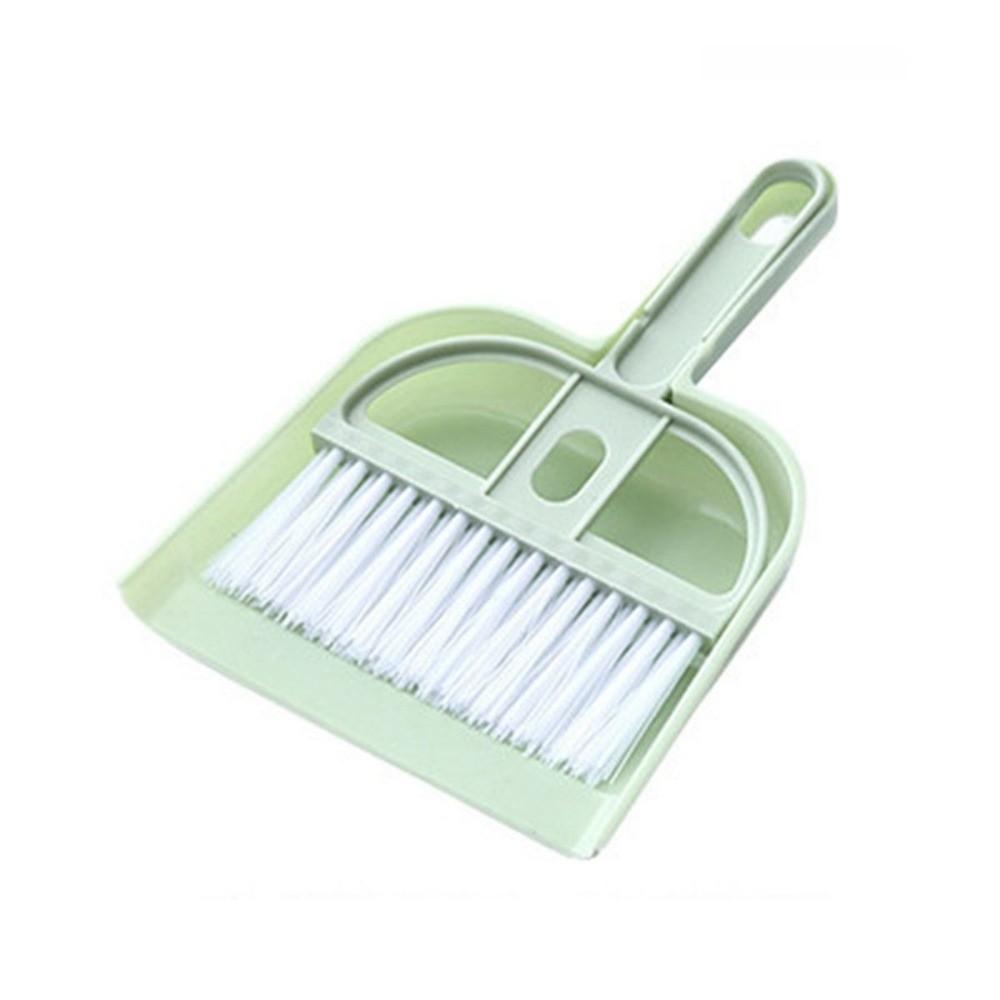 

Hair Table Multipurpose Sweeper Plastic Dust Shovel Cleaning Brush Cleaning Tool Broom Dustpans Set green