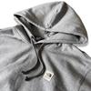 The North Face Heritage Patch Simple Gray with Size XL Men's Hoodie, One-Point Logo, [Used]