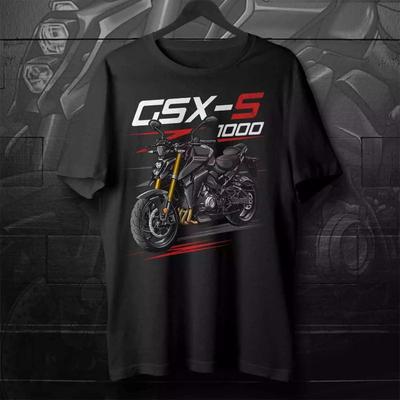 2025 Summer Cotton Round Neck Short Sleeves for  Women Suzuki GSX-S1000 2021-2024 - Motorcycle T-Shirt for Street Riders
