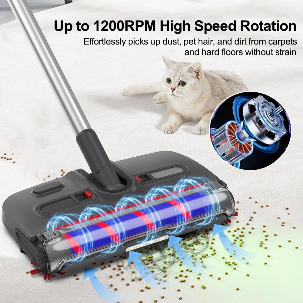 Electric Sweeper Handheld Floor Sweeper Cordless Portable Electric Mop Rechargeable Mopping Cleaning Machine for Floor Carpet