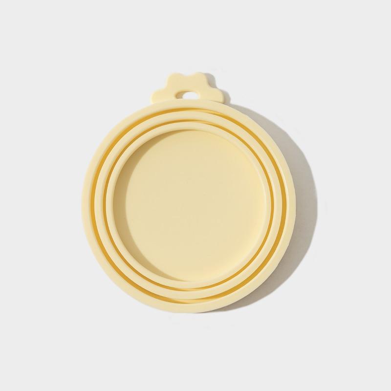 Reusable Silicone Pet Can Lid Airtight Seal Food Storage Cover For Dog Cat Wet Food Most Standard Pet Cans