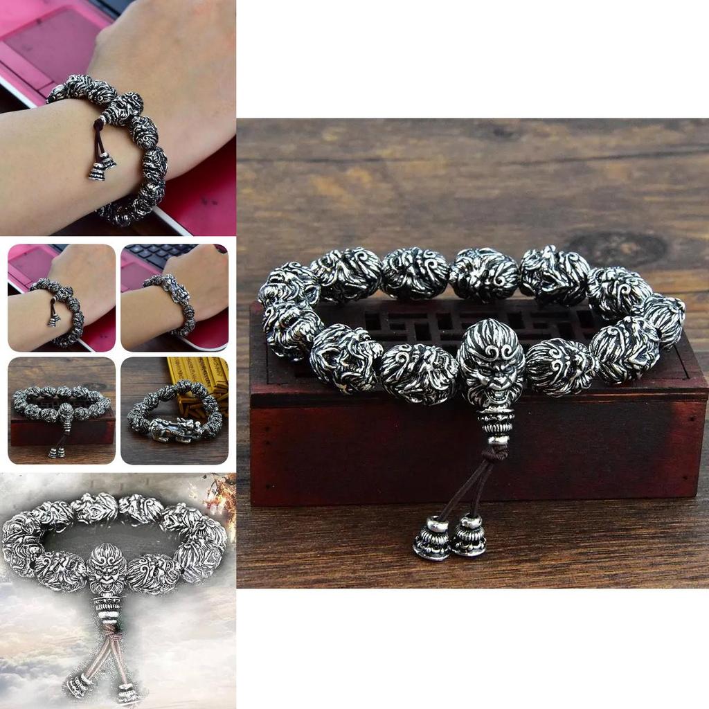 Wukong Armband im Retro-Stil Ganzmetalldesign Perfekt für Heim- und Bürodekor
