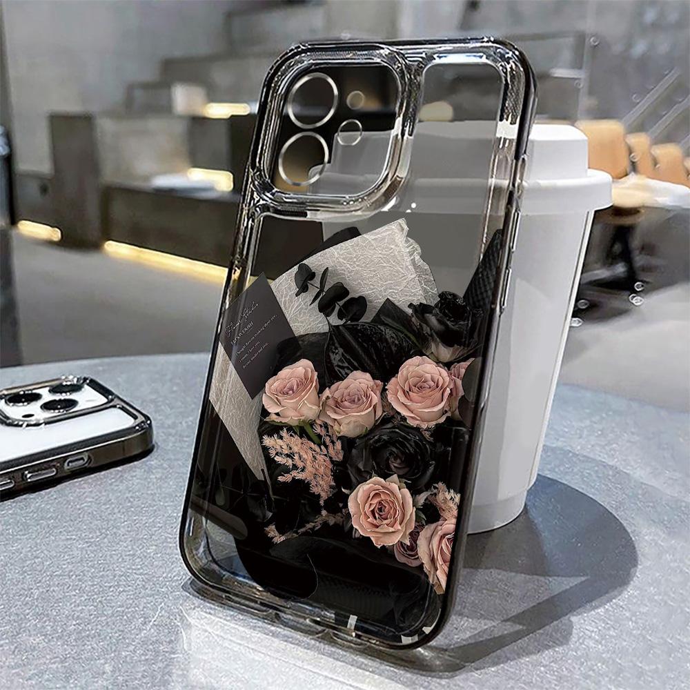 Transparente Handyhülle Für iPhone 11 Hülle iPhone 15 16 13 17 12 14 Pro Max Air XR XS X 7 8 SE Ästhetische Kunst Chinesische Abdeckung