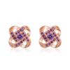 Korean Eternal Heart & Lucky Clover Earrings - Jewelry Collection