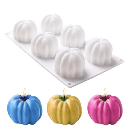 Silicone Molds for Pumpkin, Mousse, Chocolate, Cake, Baking, Halloween, Candle, Soap, Aroma Stone, Handmade, and More