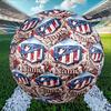 Custom Name Personalized Atletico Madrid Print Size 5 Soccer Ball Training & Match Football, for Team, Kicking, Gift for Football Enthusiasts