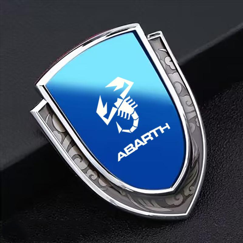 Adesivi per auto 3D accessori in metallo accessorio auto per abarth 695 595 500 competizione