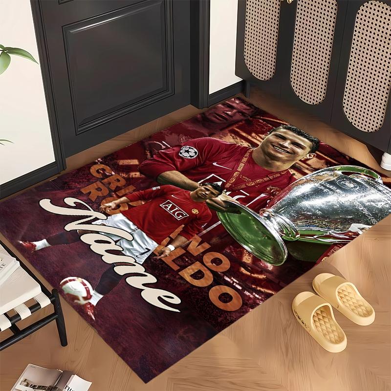 CR7 (28) Personalisierter Name Büro Teppich Stilvolle Dekoration für Wohnzimmer Schlafzimmer Küche