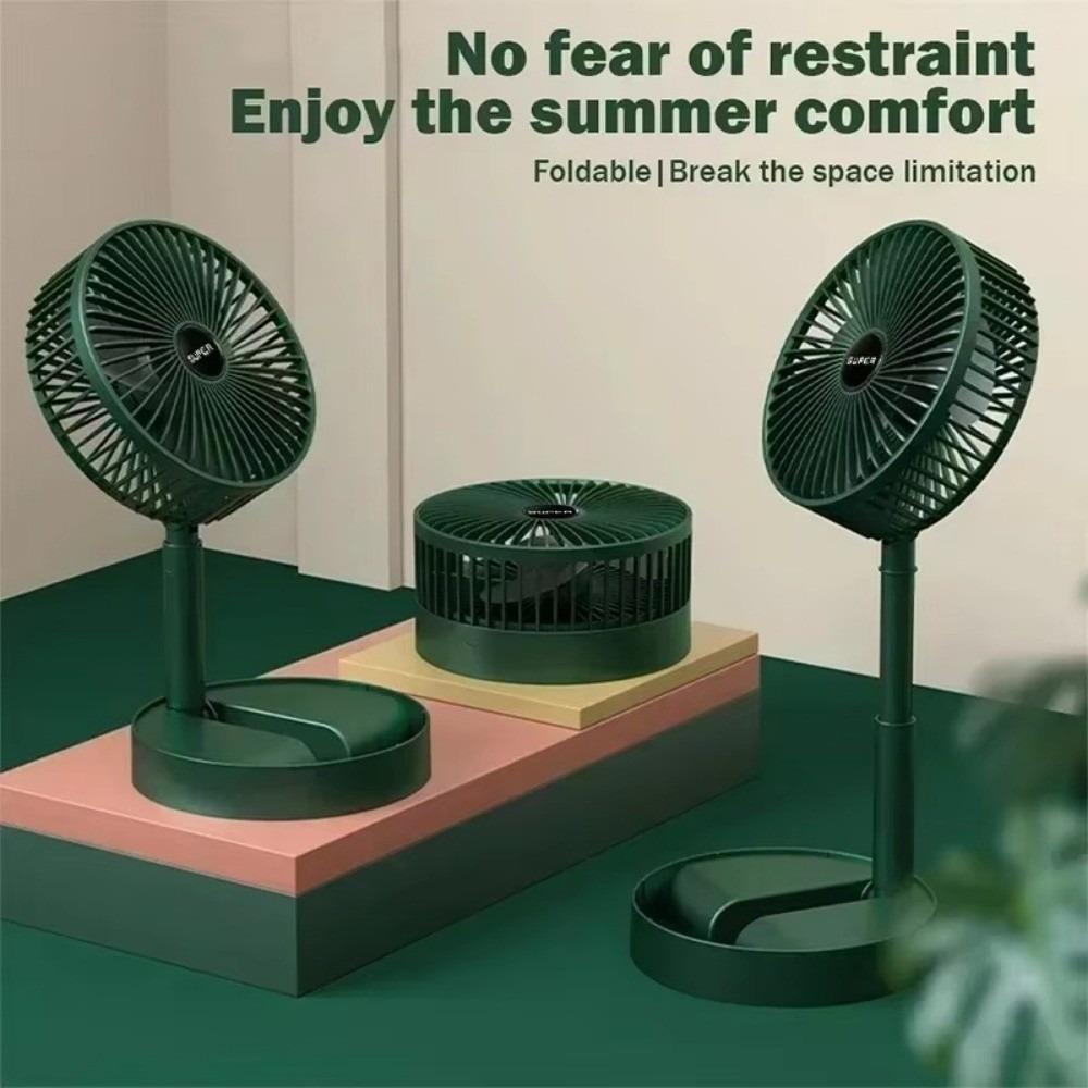 Foldable Mini Electric Fan Super Quiet Small Fan Portable Desktop Fan  Student Dormitory