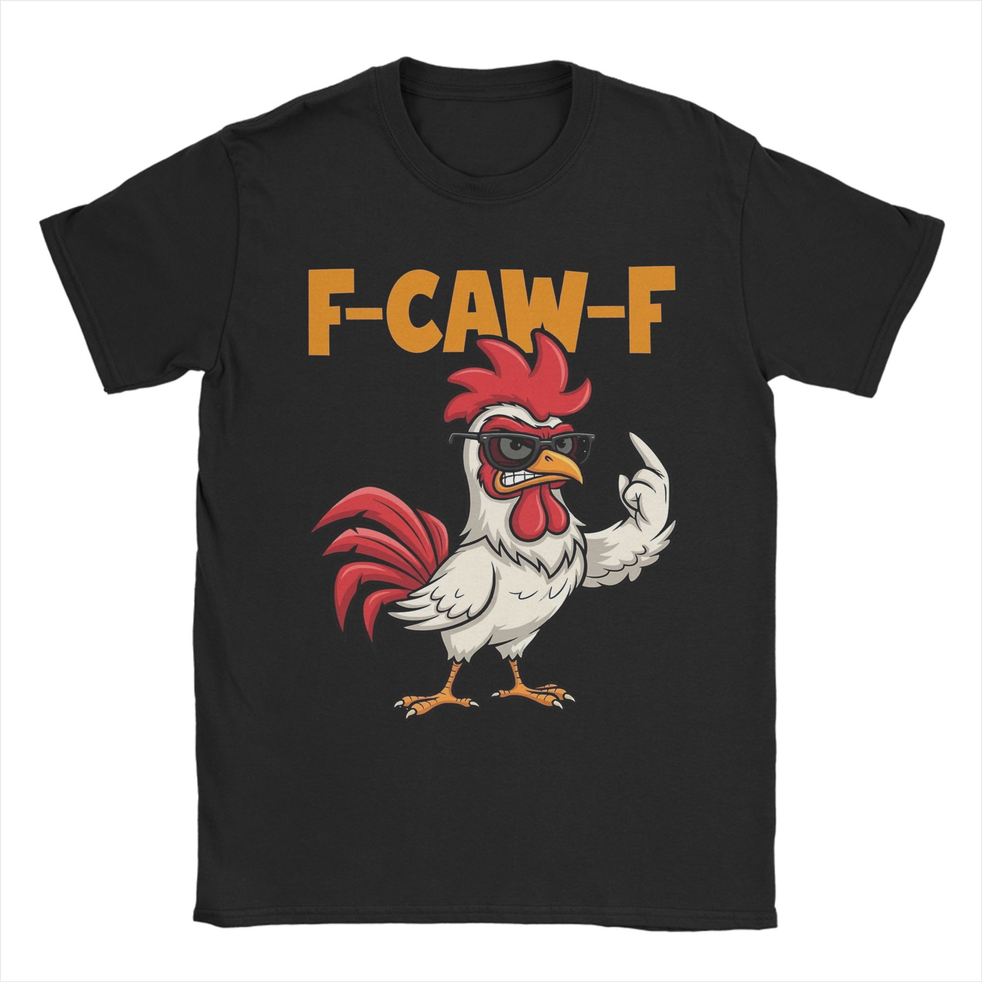 

Men s T-Shirts F-Caw-F Funny Chicken FCAWF Meme Funny Cotton Tees Short Sleeve T Shirt Crewneck Clothes Birthday Gift S