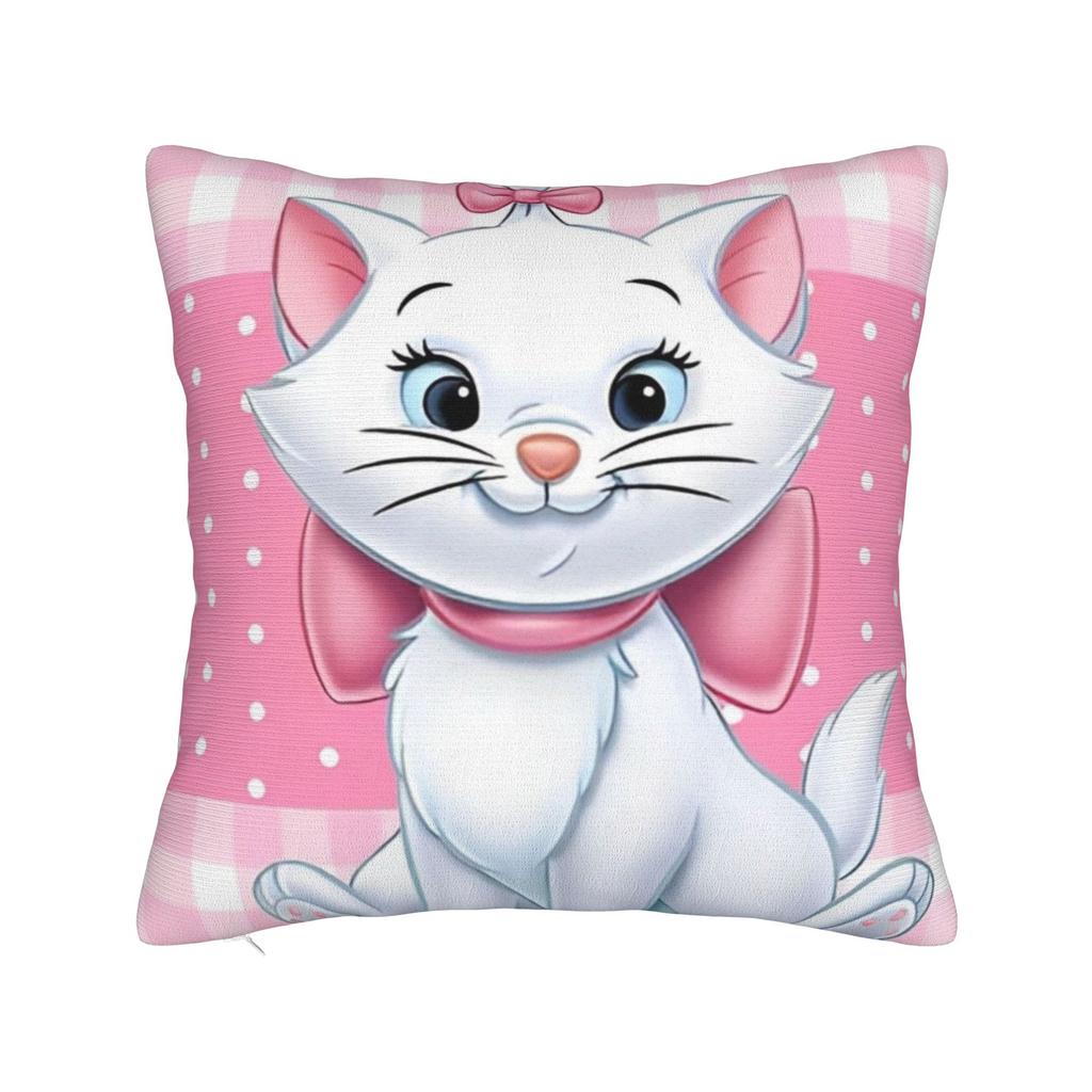 Marie Katze Cartoon Kissenbezug Polyester Kissenbezug Dekorativ Kissenhülle Zuhause Dropshipping 45*45cm