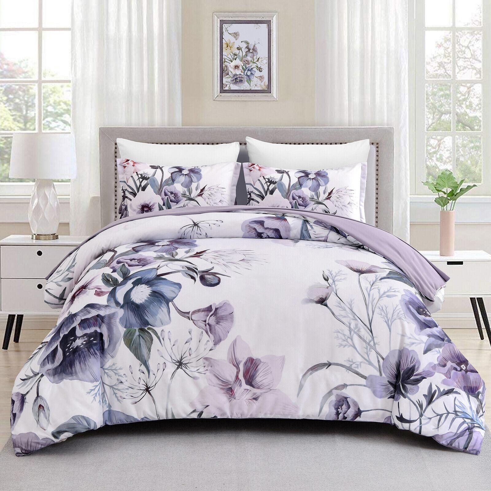 

М яка квіткова ковдра King Size, набір ковдр Doona, наволочки, набір постільної білизни Double 200x200cm