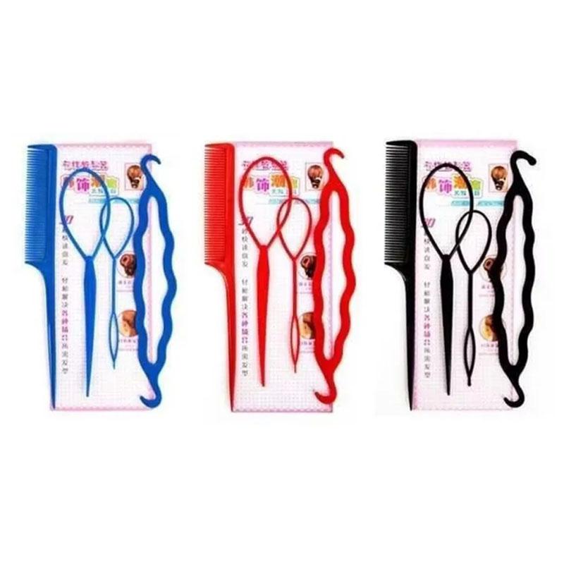 1/2/3set Weave Hair Clip Twist Hair Roller Hair Accessories Hair Braiding Tools Hair Dispenser Pull Hair Needle Hair Braider Kit