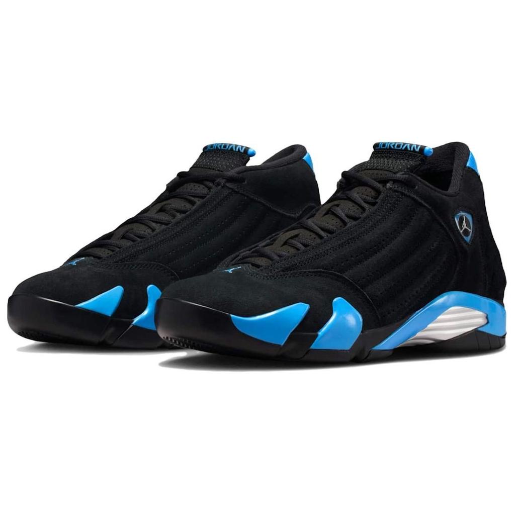 Jordan Air Jordan 14 Vintage Basketballschuhe Unisex Schwarz Blau 487471-007