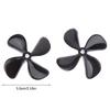 2 Stück 4mm RC-Boot Vierblatt-Paddel Vorwärts-/Rückwärts-Boots-Propeller Hochfeste Schraube D50/55/60/70mm