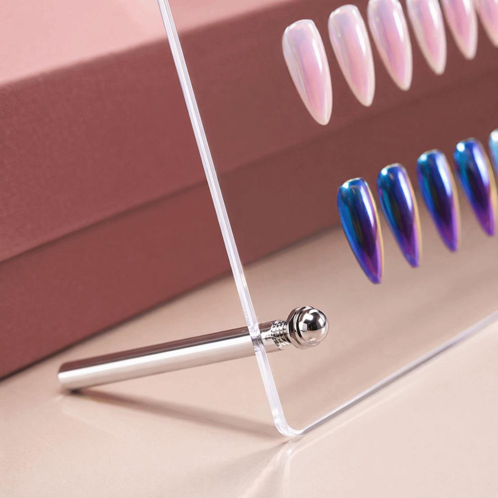 Transparent Acrylic Clear Acrylic Nail Art Display Frame  Practice Board