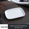 Pure White Ceramic Hotel Side Plate