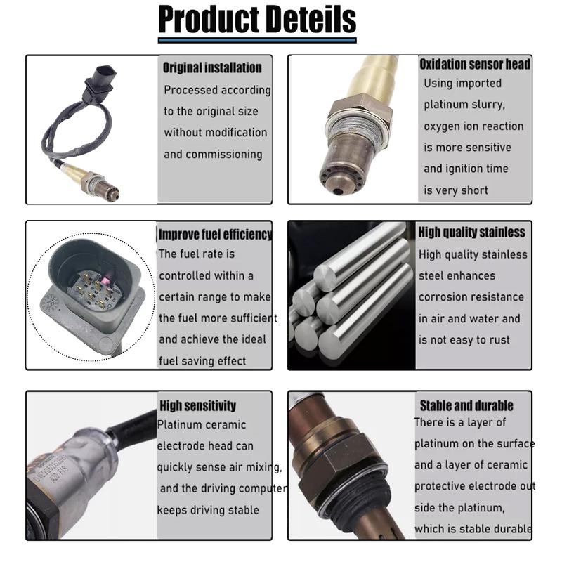 Upstream O2 Oxygen Sensor For Nissan Cabstar 2006 NT500 2013 ZD30 HD-5 226A3-VZ20A 226A3VZ20A 0281004105