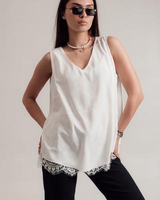Bluse Of White 1039 42 weiß