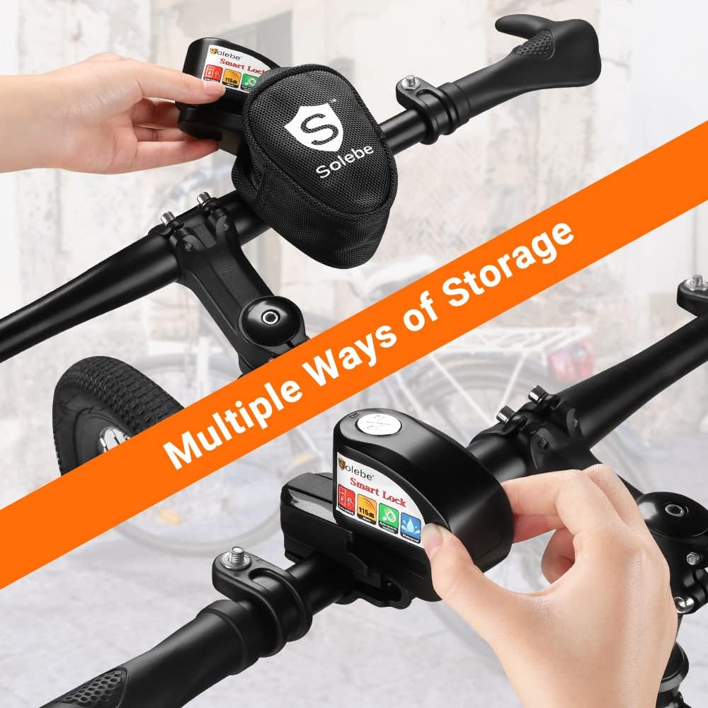 Compre ONVIAN Bluetooth Motorcycle Disc Brake Lock 115dB Bike