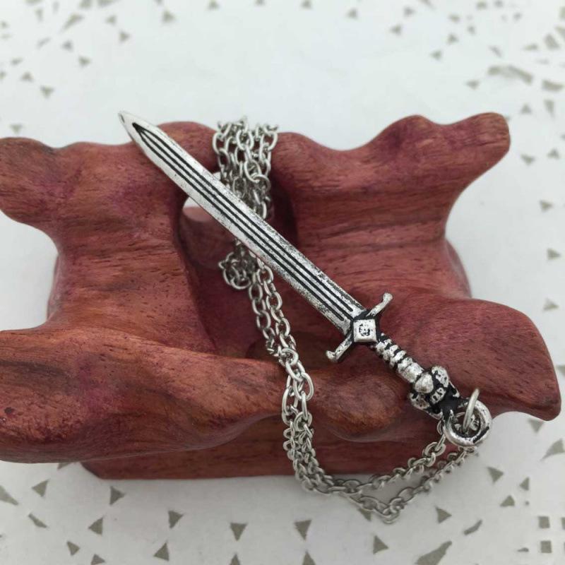 Gothic Style Retro Sword Necklace Pendant