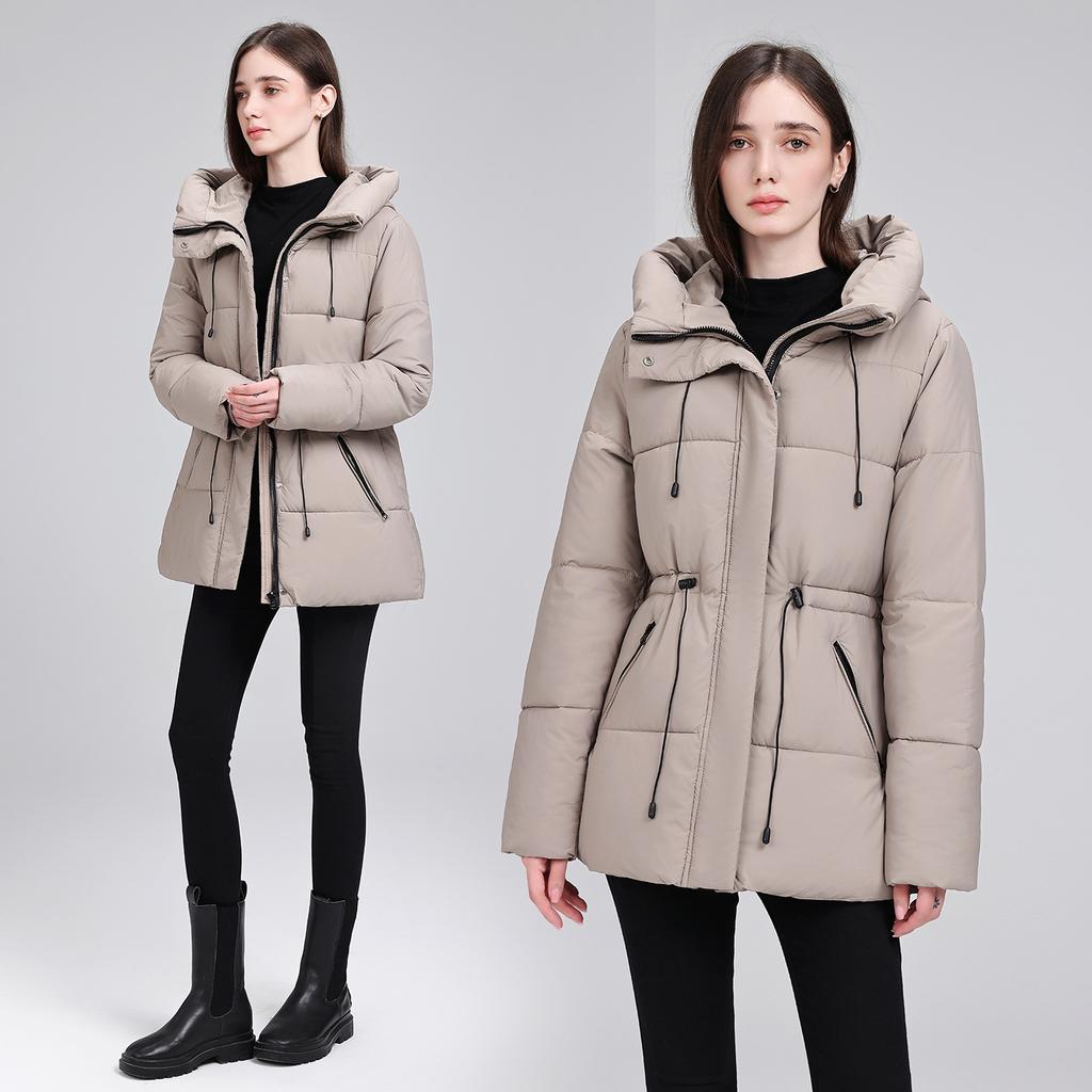 Winter new hooded cotton-padded clothes versatile fashion loose foreign style cotton-padded jacket simple women's coat