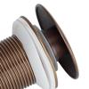 Brass Popup Drain Stopper Bathroom Basin Sink Draining Without Overflow Accessory