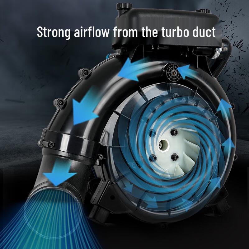 Tiejia Tu EB850 78CC 4-Stroke Gasoline Backpack Blower & Snow Blower CN plug (adapter included)