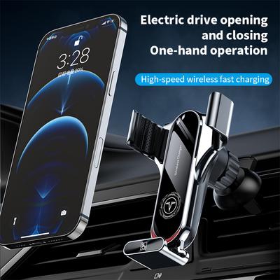 Automatic Clamp Charge Car Holder Wireless Fast Charger 360 Degree Rotation Mountwith Magnetic Charge Head Universal For Phones