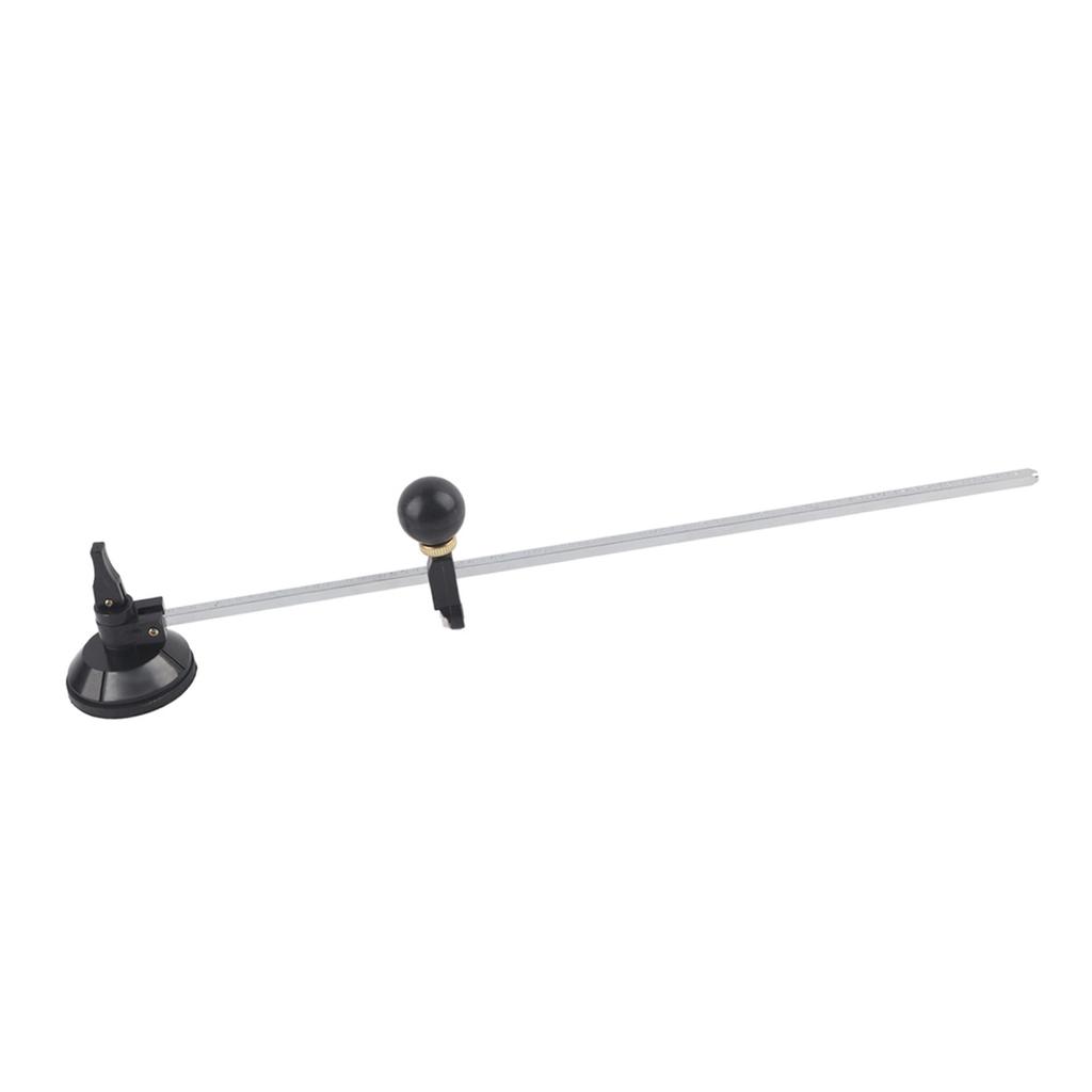 Glass Cutter 6 Wheel Compasses Circular Cutting Cutter with Suction Cup Circle