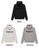 FOG ESSENTIALS Unisex Beflocktes Kapuzensweatshirt 2022SS Trendiges Design