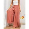 Wide Leg Drawstring Pants, Casual Loose Slant Pockets Pants For Spring & Summer, Women's Clothing