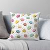 Donuts Sprinkles Square Pillowcase Polyester Linen Velvet Printed Zip Decorative Throw Pillow Case Room Cushion Cover
