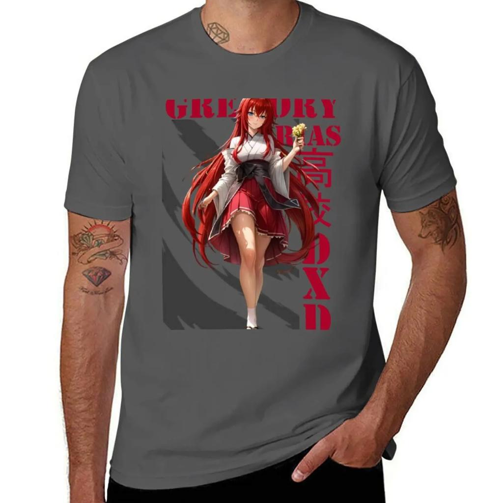 Rias Gremory T-Shirt shirts graphic tees summer clothes vintage t shirts oversized t shirt men