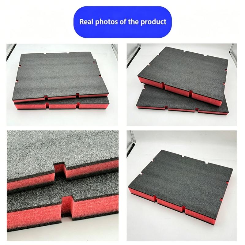 Stackable Tool Storage Foam Pad 25Mm and 50Mm Thick Customizable Fit for MWQ 48-22-8442 ,48-22-84443 Hand Tool Boxes