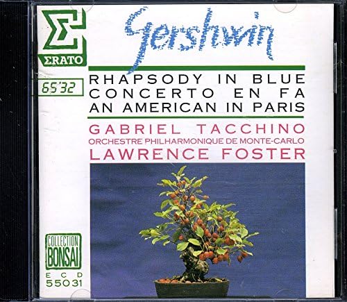 

CD LAWRENCE FOSTER - Gershwin:Rhapsody In Blue ECD55031 US Classical Used