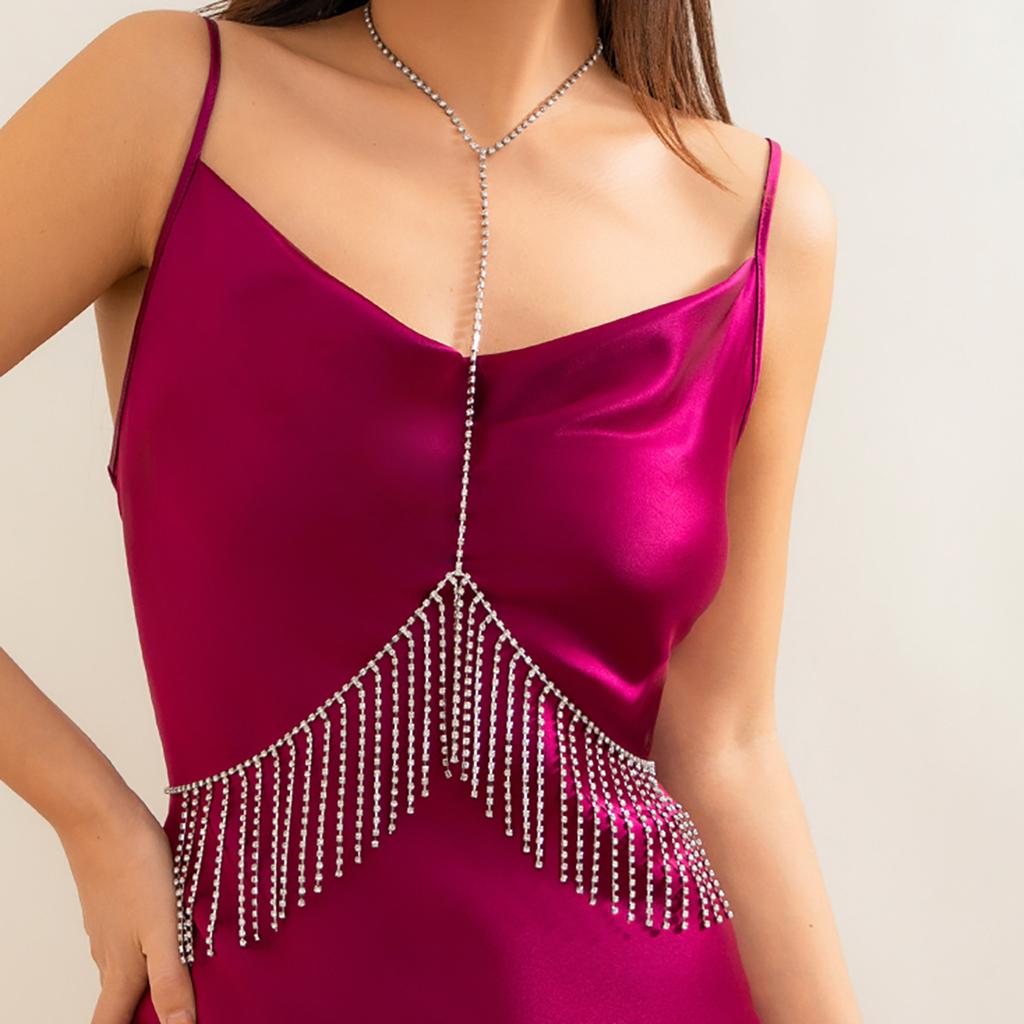 Sexy Krallenketten-Fransen-Körperbekleidung Schmuckkette, Nischenkette integrierter Bekleidungsschmuck Bodychain