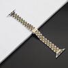 Seven-Bead Stainless Steel Slim Waist Band for Apple Watch Models 9-5, Ultra 2
