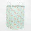 Compact Cotton & Linen Fabric Storage Basket for Clothing & Sundries