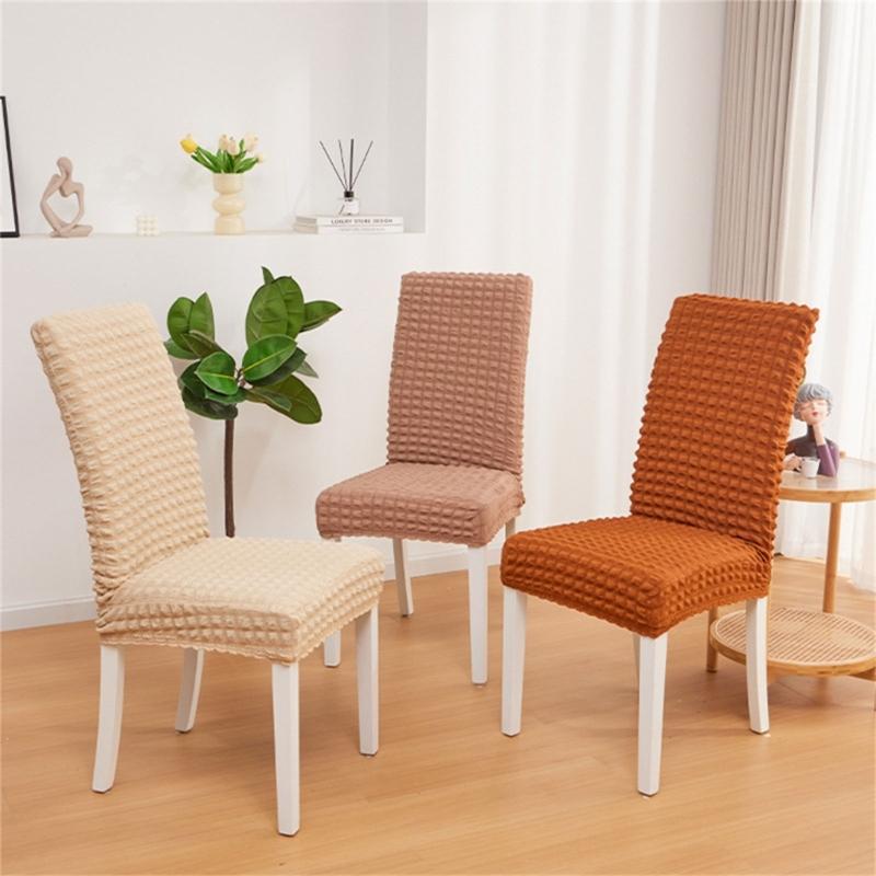 Dining Room Chair Covers Elastic Removable Washable Chair Covers for Kitchen Hotel Wedding Banquets Christmas Party