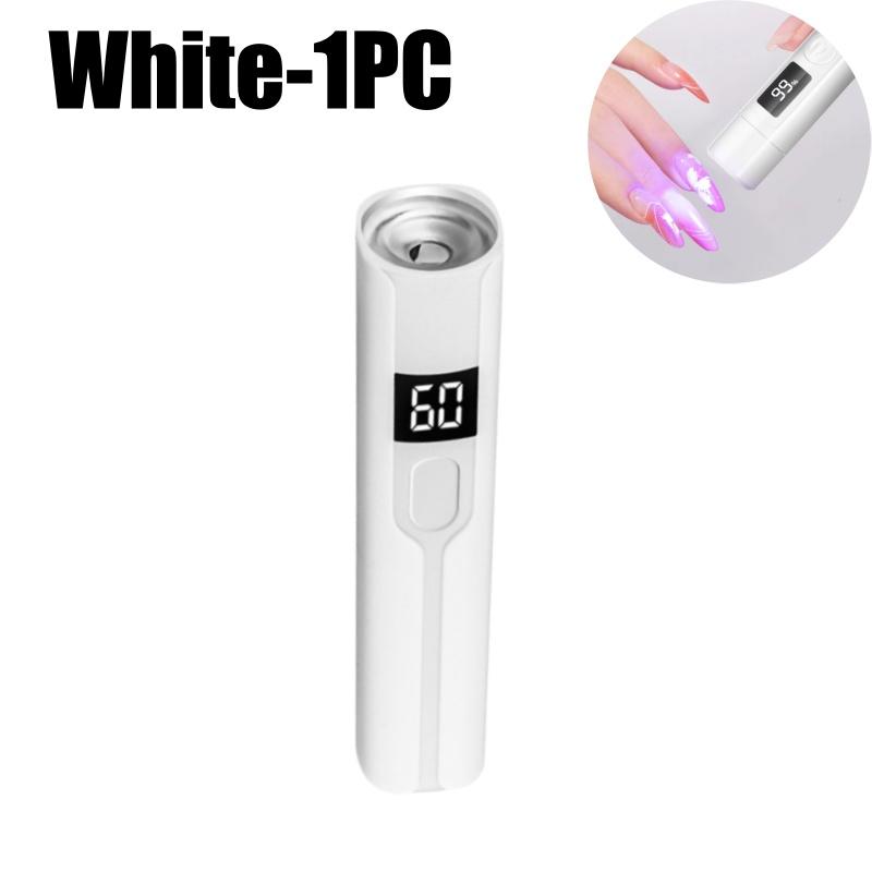 Portable Wireless Rechargeable Handheld Mini Nail Lamp for All Gel Polish Quick Dry USB Nail Dryer Machine Mini Flashlight Pen