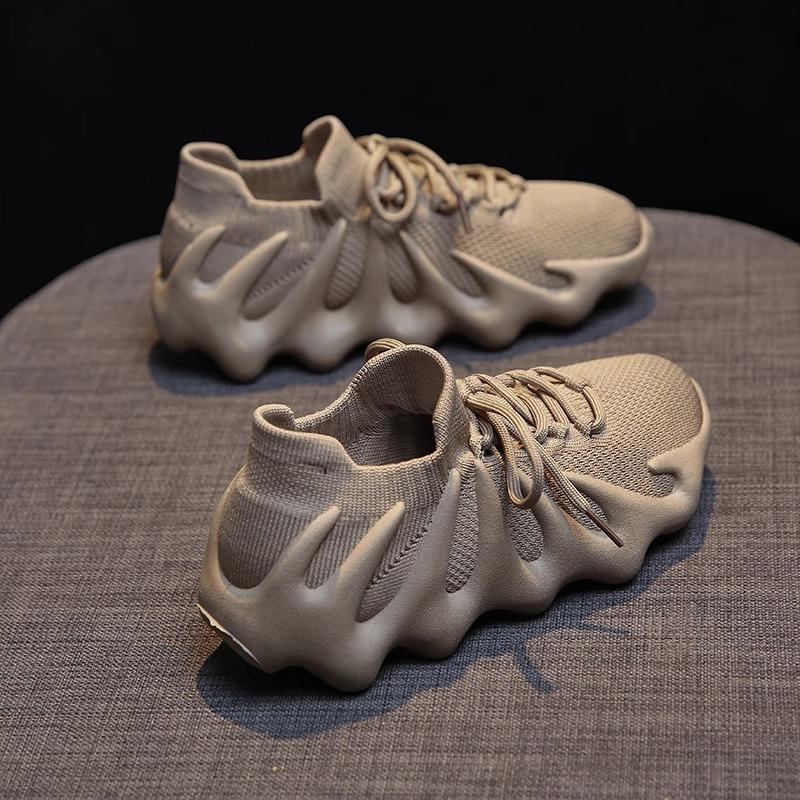 Putian kokosové boty 450 pánské boty léto prodyšné vulkanická chobotnice pár létající síťované boty dámské sportovní ponožkové boty