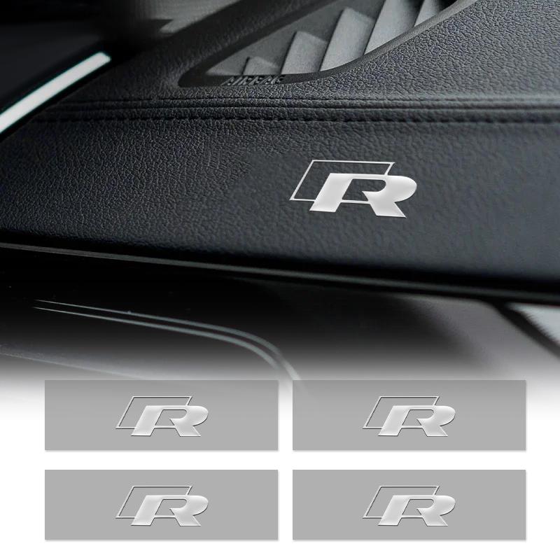 2026 Hot For VOLKSWAGEN VW Car Logo Stickers 3D Metal Letter Car Stickers Decoration Personality Sticker For Volkswagen VW R Jet